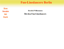 Tablet Screenshot of fun-linedancers.de